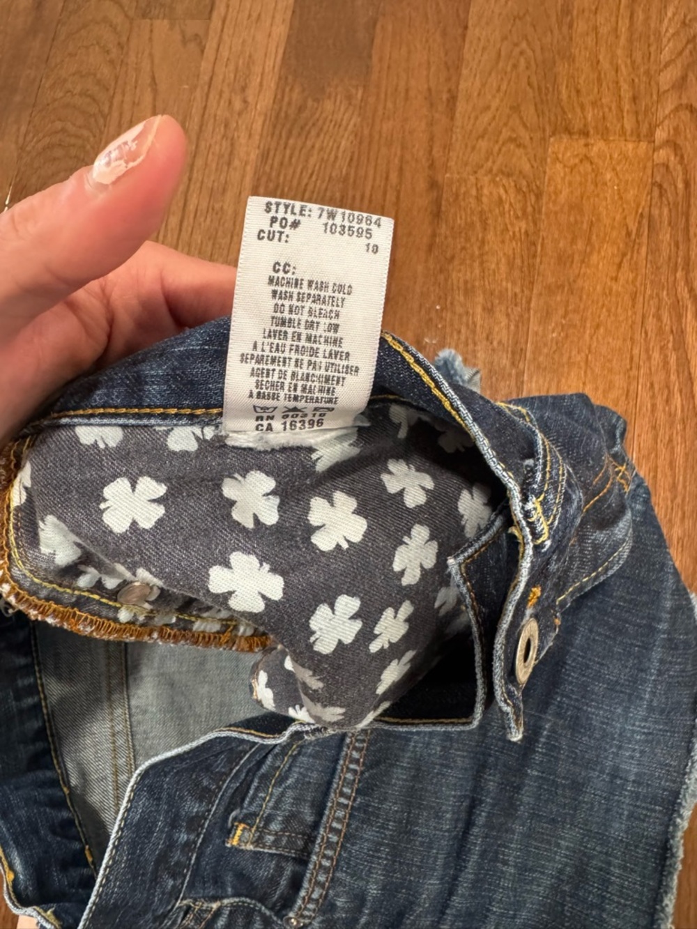 Lucky Brand Women's Mid Wash Blue Denim Cut Off Shorts - Picture 7 of 9